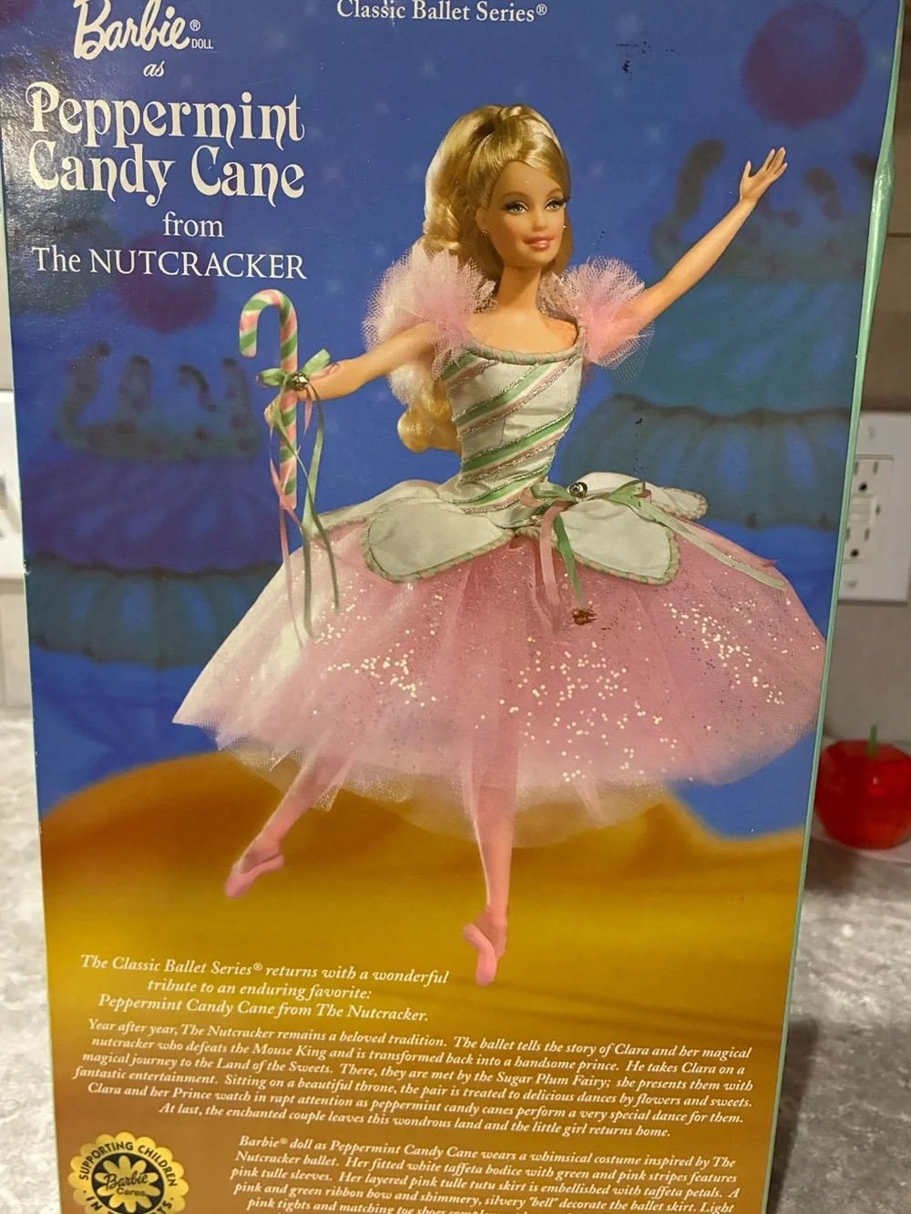 Barbie Peppermint Candy Cane Nutcracker Classic Ballet Collector Edition NRFB